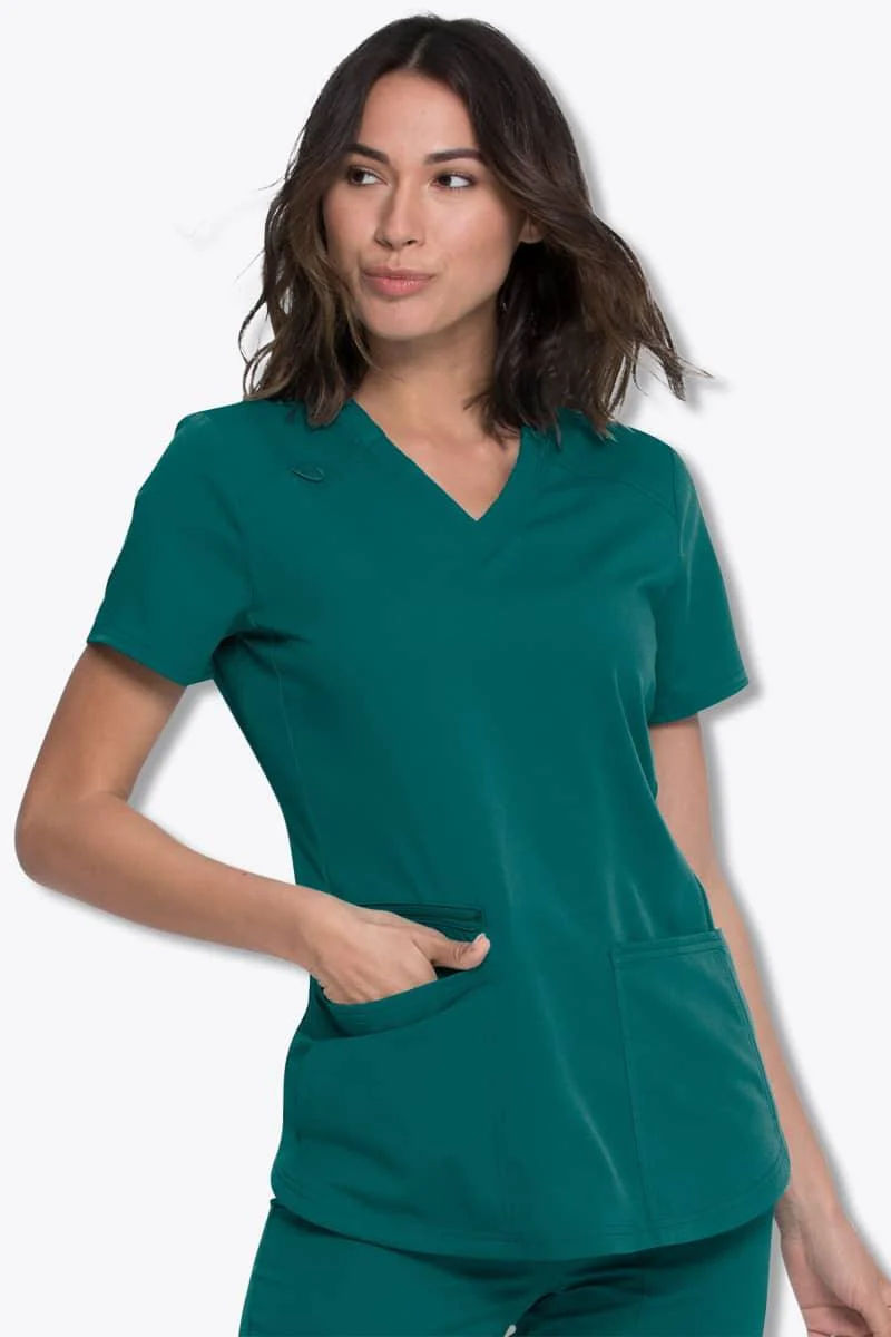 DK875 Dickies Balance Women's V-Neck Top - Image 7