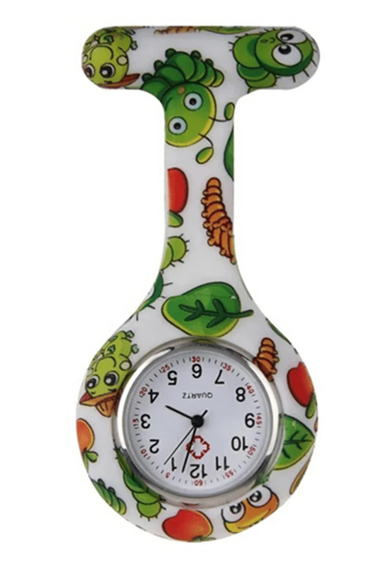 Garden Bugs Patterned Fob Watch