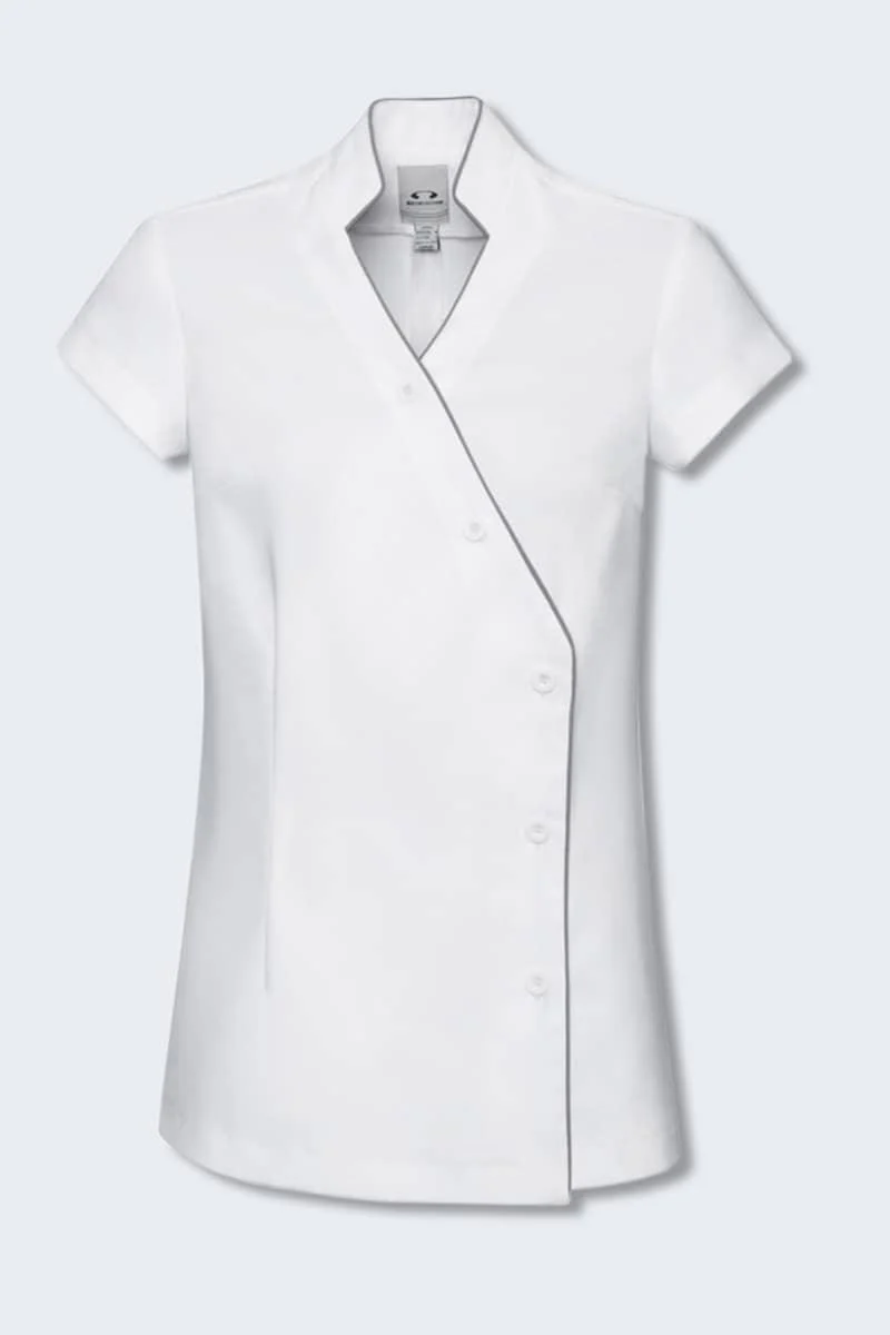 H134LS Biz Collection Ladies Zen Crossover Tunic - Image 3