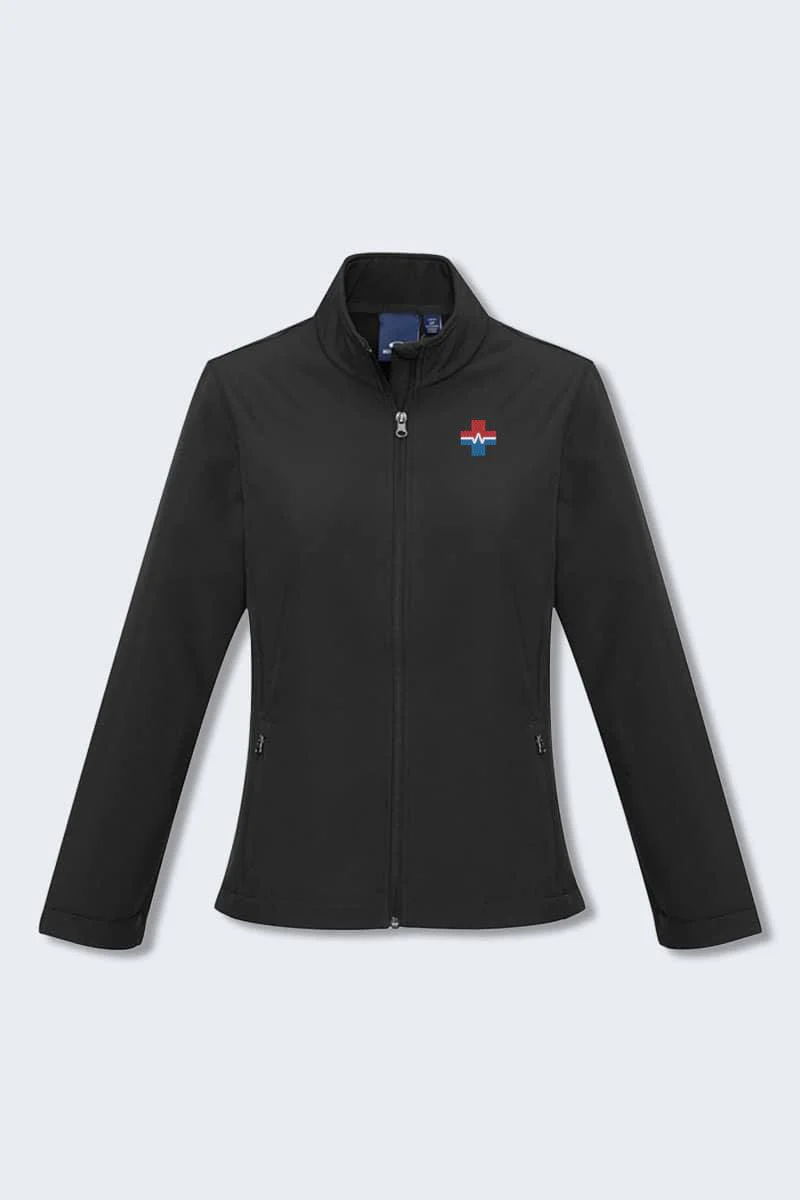 J740L Wise Medical Biz Collection Ladies Apex Lightweight Softshell Jacket - Image 2