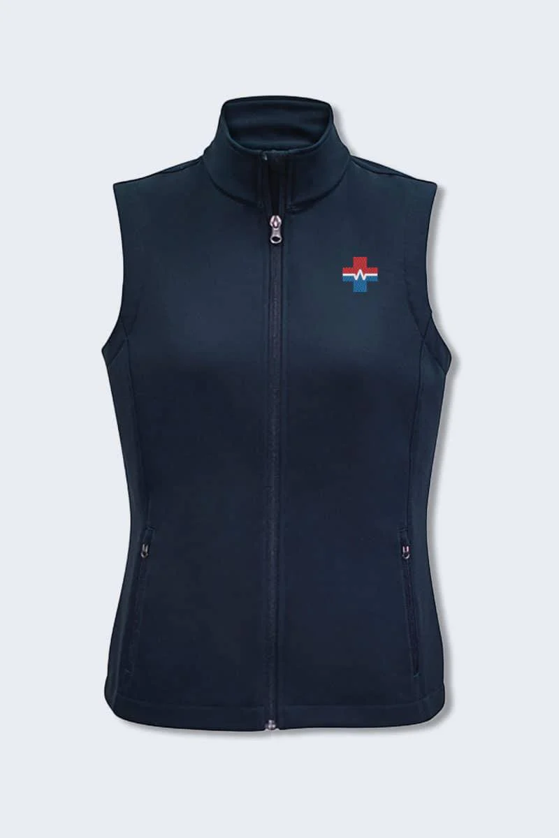J830L Wise Medical Biz Collection Ladies Apex Vest - Image 2
