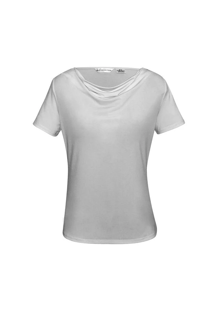 K625LS Biz Collection Ladies Ava Drape Knit Top - Image 10