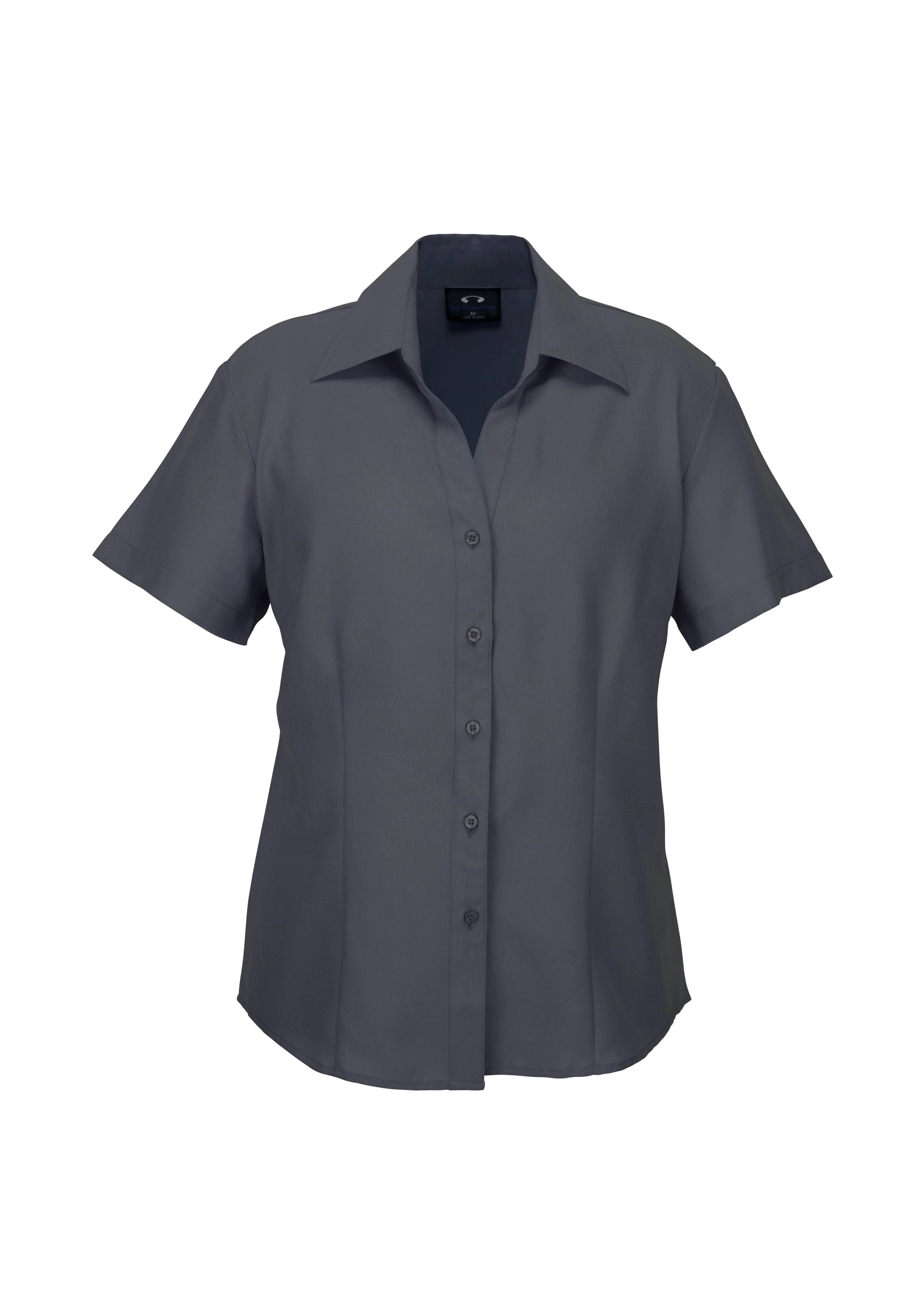 LB3601 Biz Collection Ladies Plain Oasis Short Sleeve Shirt - Image 3