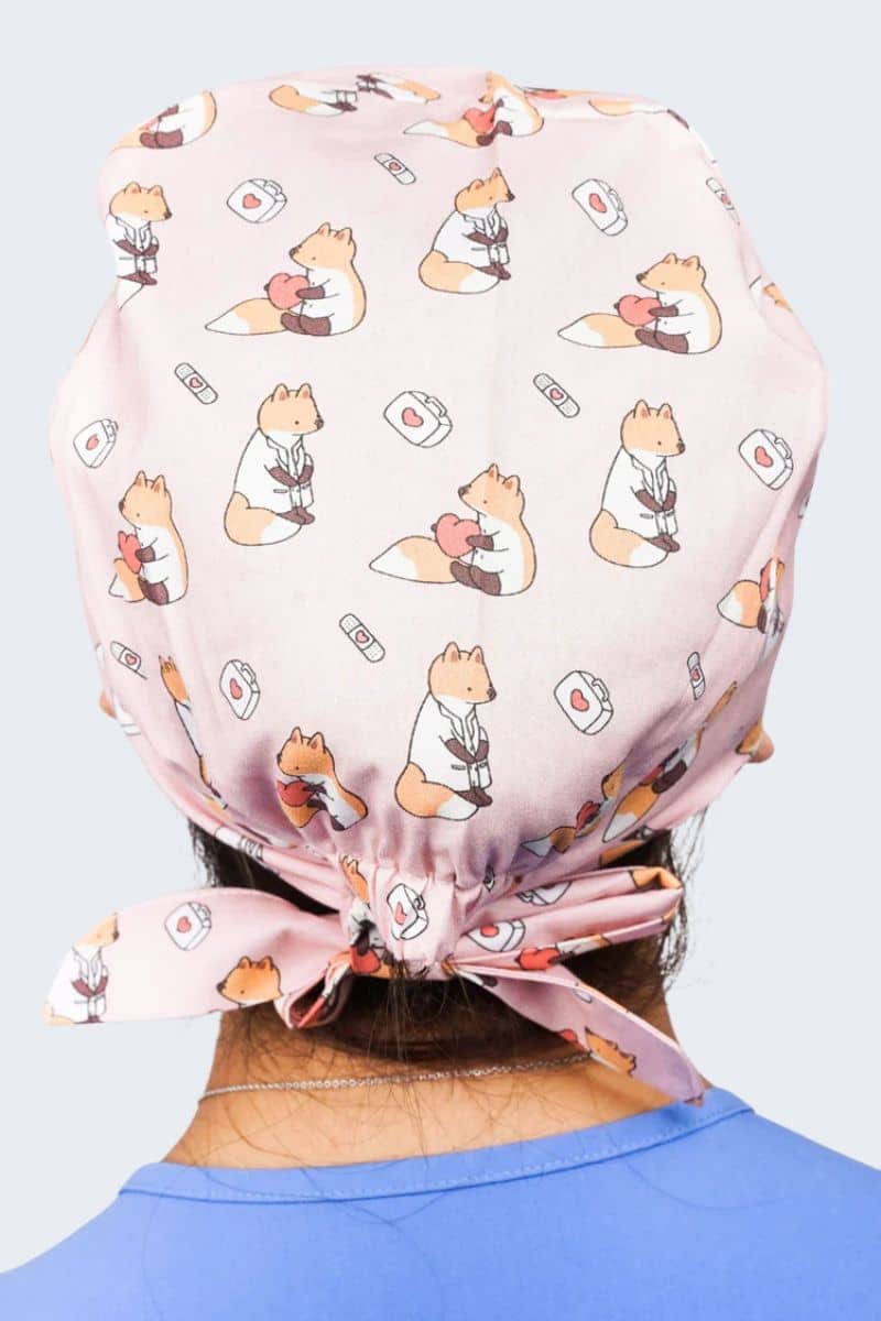 SC040 Dr. Woof x Jang&Fox Little Fox Scrub Cap - Image 4