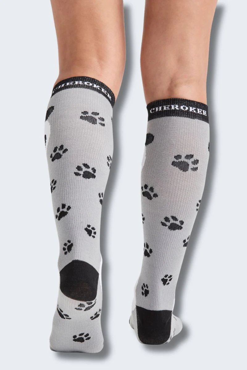 Cherokee Women's Peaking Panda 10-15mmHg Support Socks - Image 2