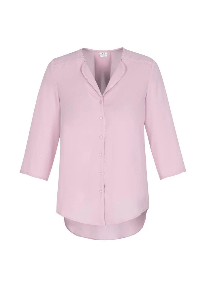 S015LT Biz Collection Lily Ladies Longline Blouse - Image 4