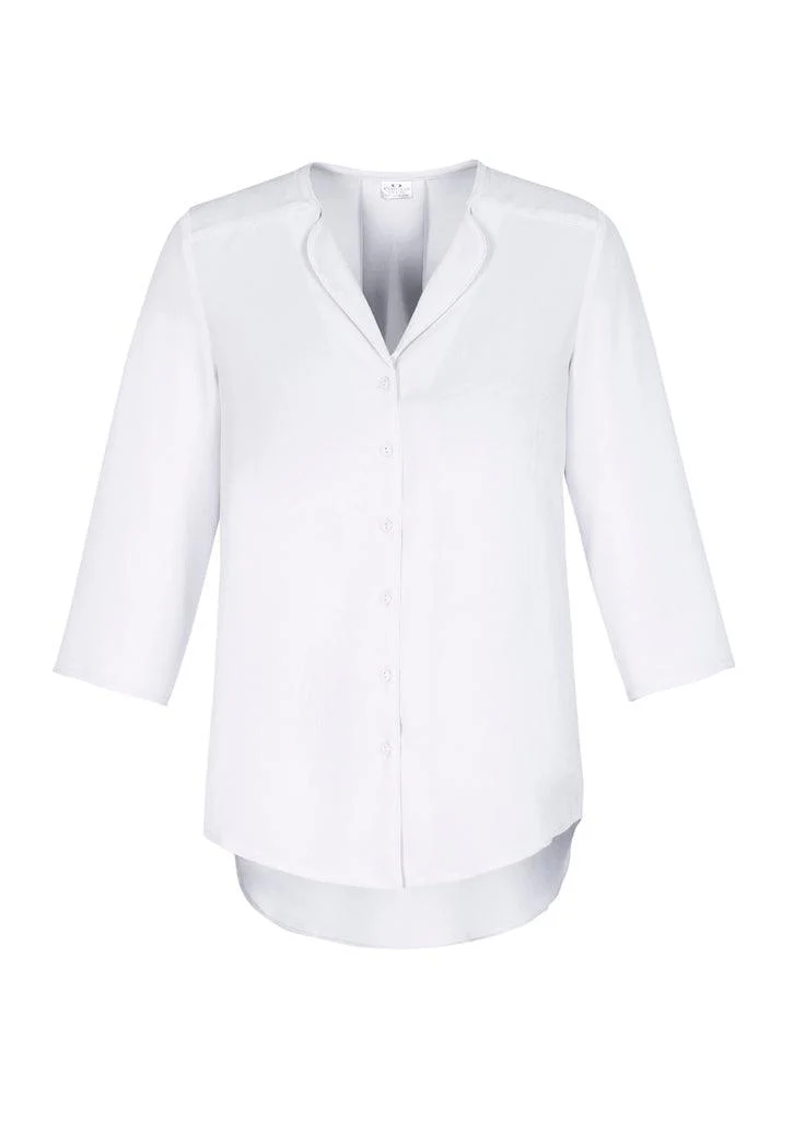 S015LT Biz Collection Lily Ladies Longline Blouse - Image 7