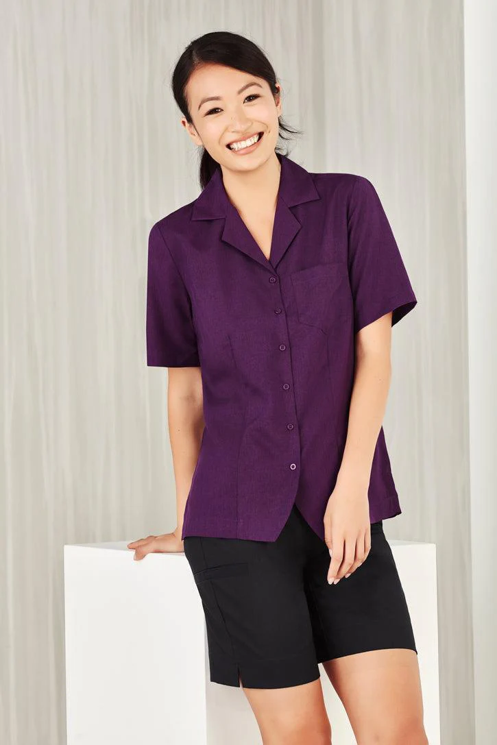 S265LS Biz Collection Ladies Plain Oasis Overblouse - Image 5