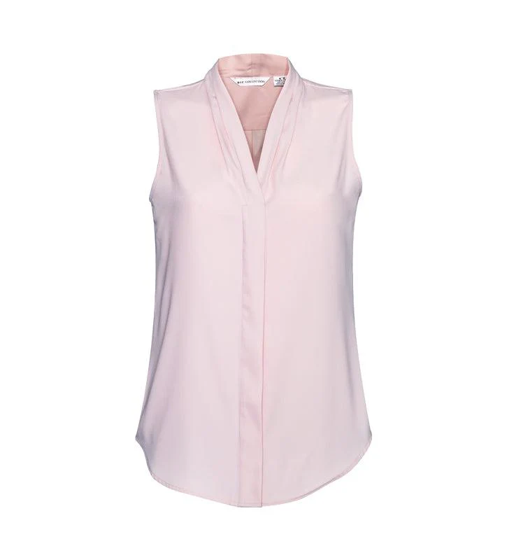 S627LN Biz Collection Womens Madison Sleeveless Blouse - Image 4