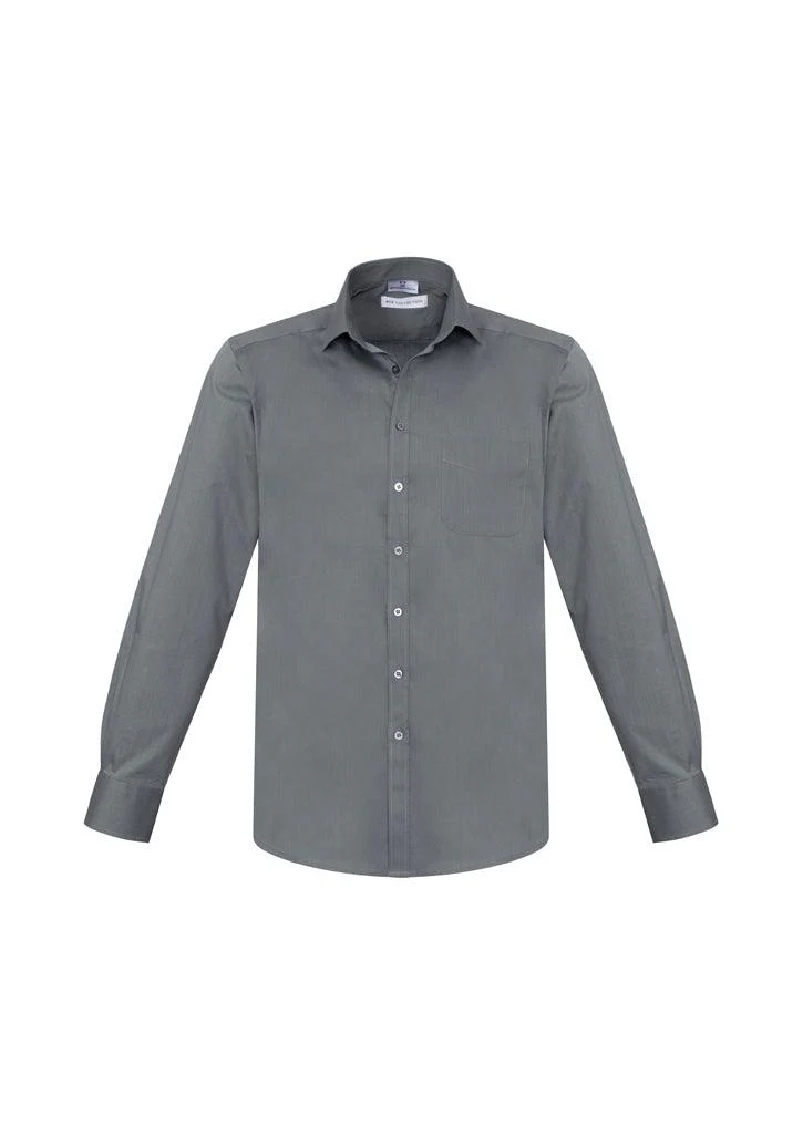 S770ML Biz Collection Mens Monaco Long Sleeve Shirt - Image 6