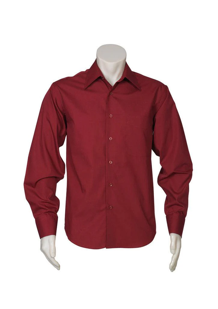 SH714 Biz Collection Mens Metro Long Sleeve Shirt - Image 4