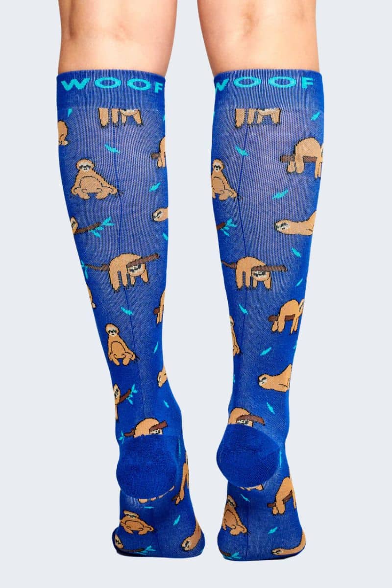 CS032 Dr. Woof Sloth Bamboo Compression Socks - Image 4