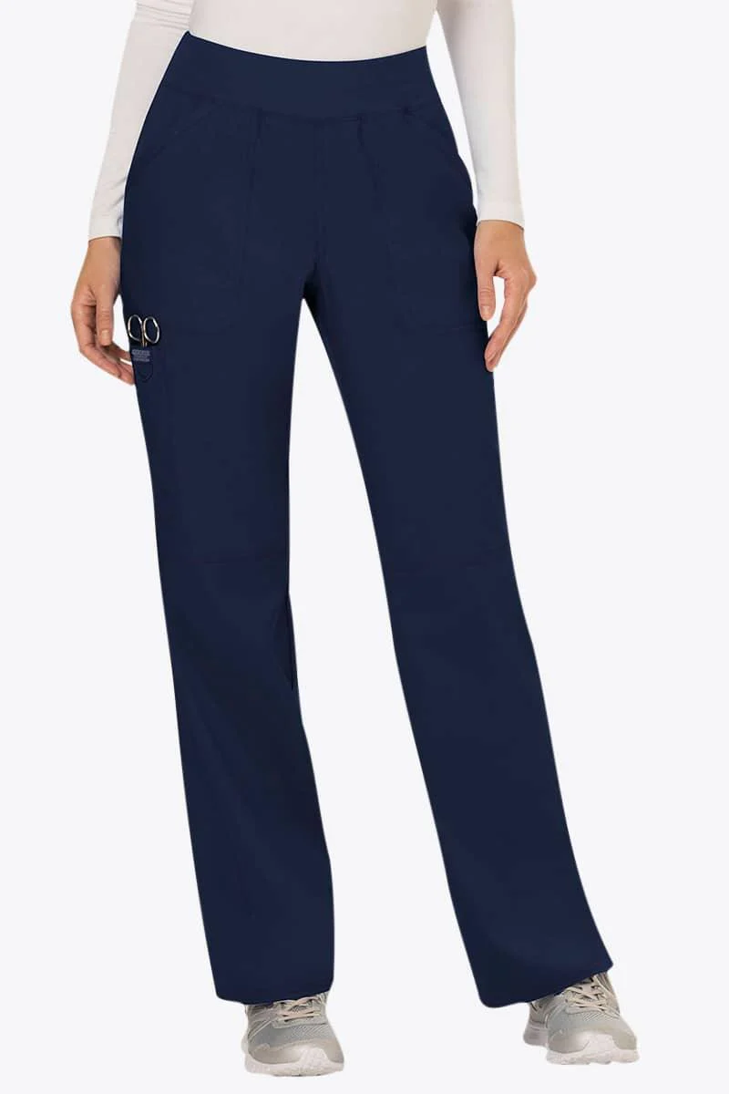 WW110 Cherokee Revolution Women's Mid Rise Straight Leg Pull-on Pant - Image 6