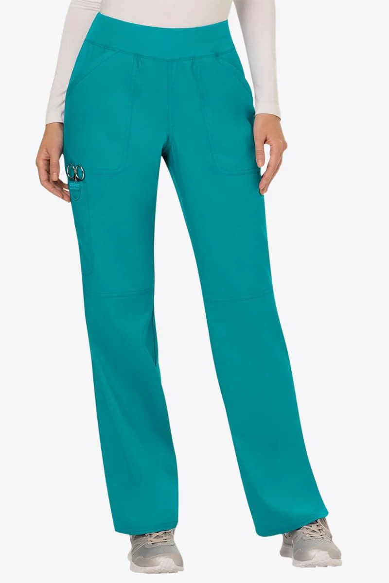 WW110 Cherokee Revolution Women's Mid Rise Straight Leg Pull-on Pant - Image 9