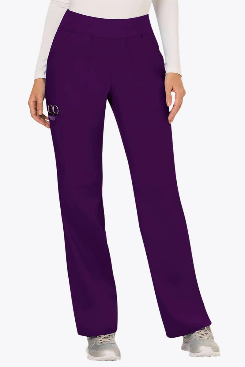 WW110T Cherokee Revolution Women's Tall Mid Rise Straight Leg Pull-on Pant - Image 4