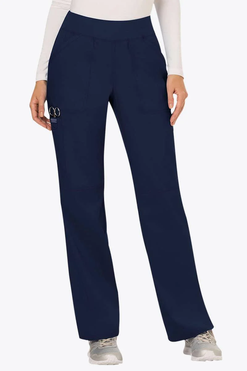 WW110T Cherokee Revolution Women's Tall Mid Rise Straight Leg Pull-on Pant - Image 6