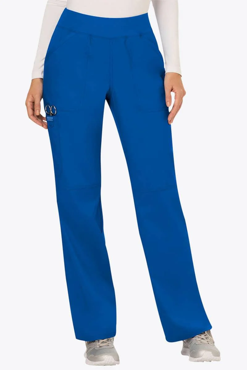 WW110T Cherokee Revolution Women's Tall Mid Rise Straight Leg Pull-on Pant - Image 8