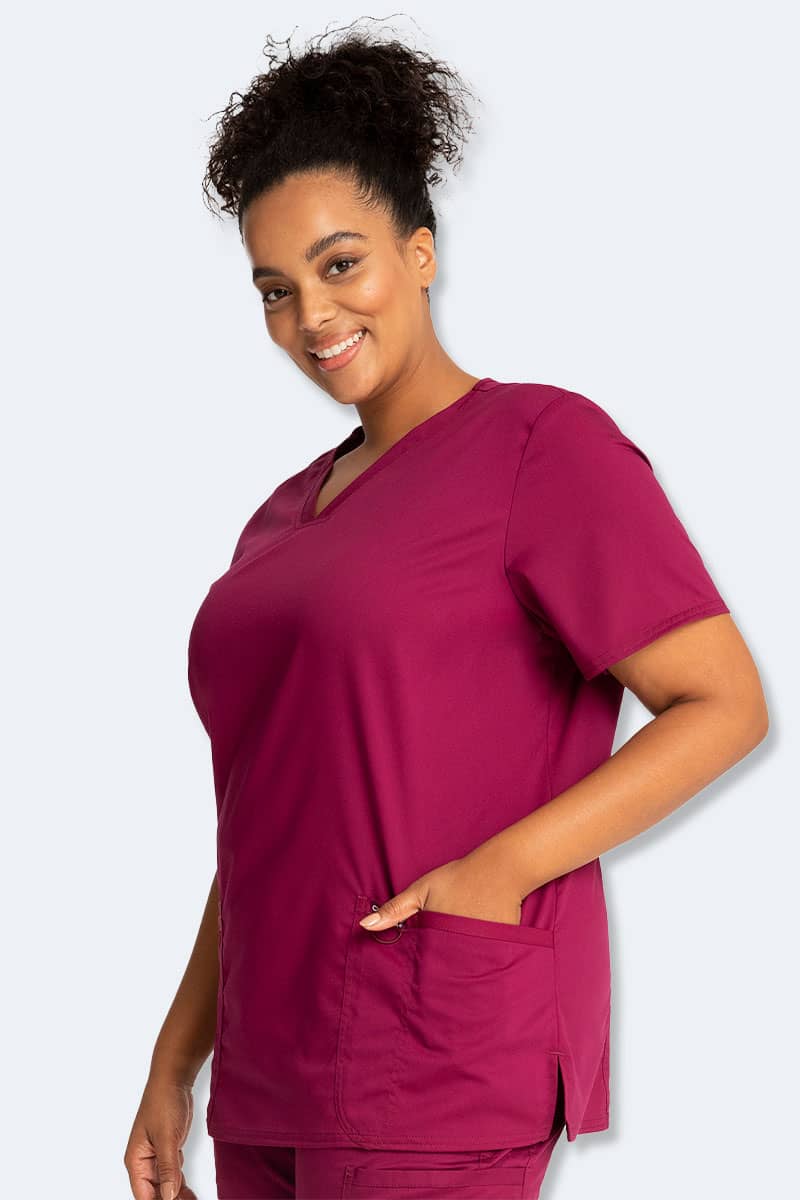 WW620 Cherokee Revolution Women's V-Neck Top - Image 10
