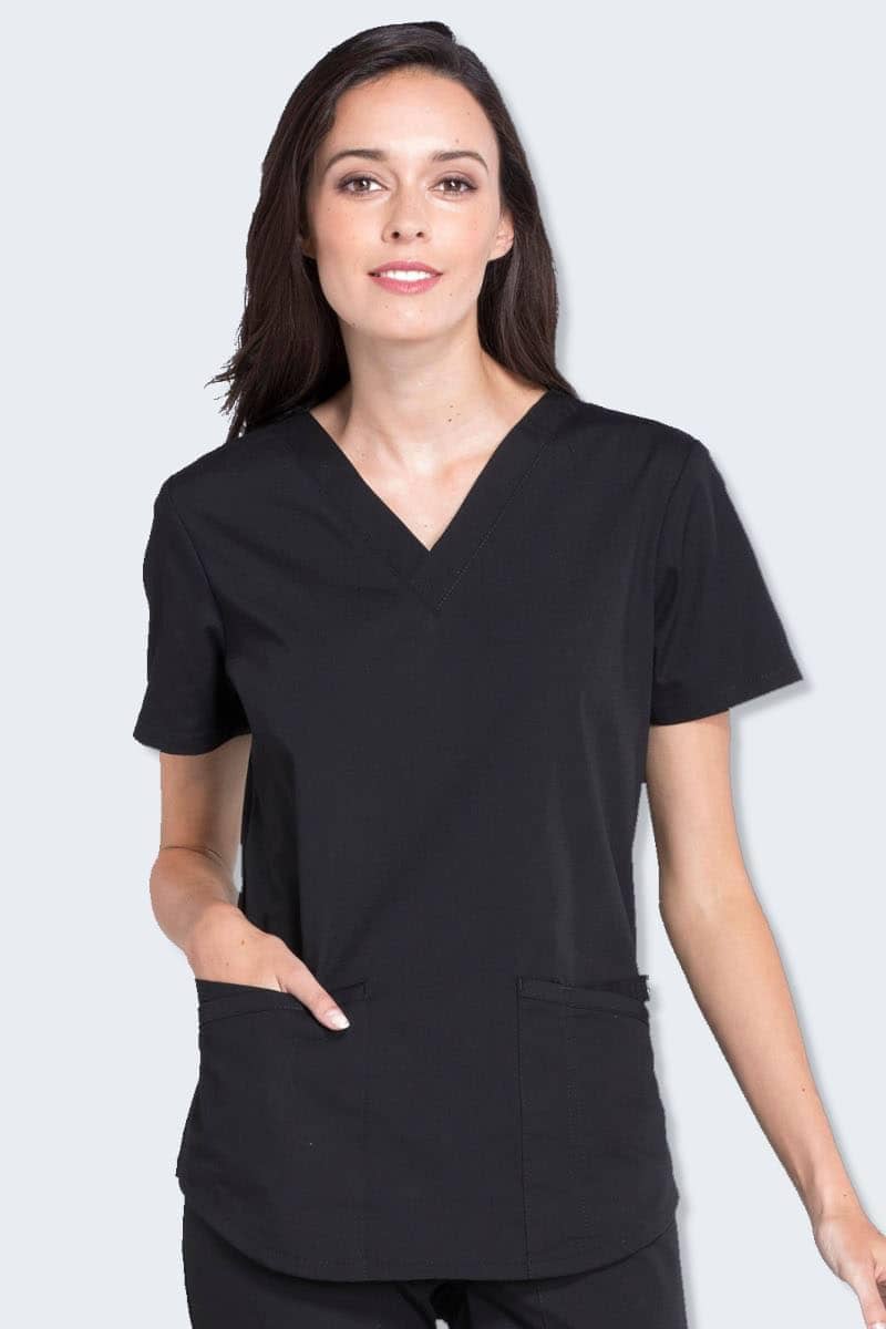 WW665 Cherokee Professionals Women's V-Neck Top - Image 6